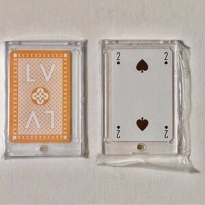 Louis Vuitton Yellow Playing Card Two of Spades with COA